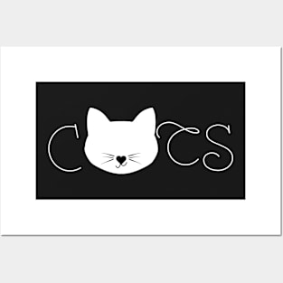 Cat's Face Posters and Art